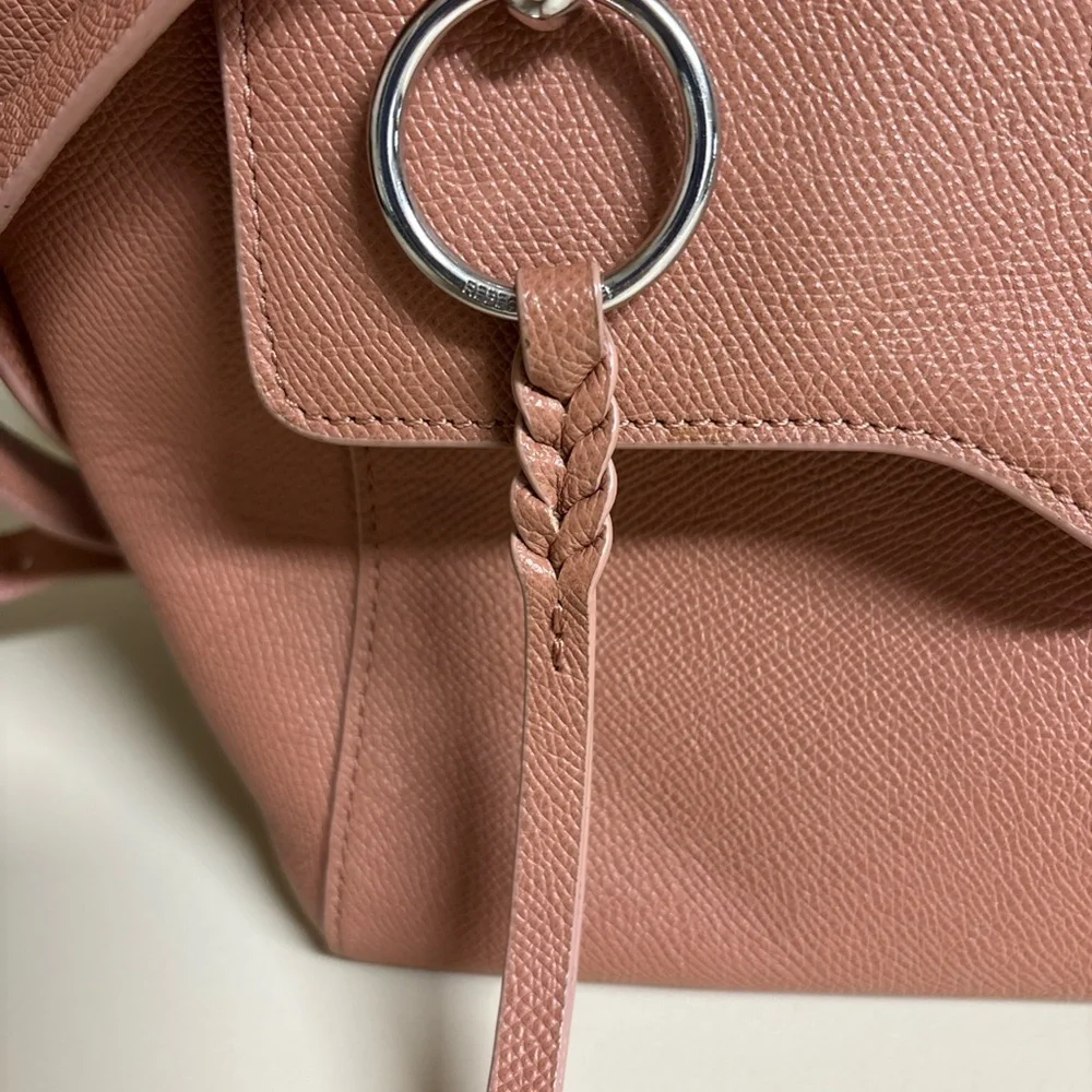 Rebecca Minkoff Gabby Leather Sachet Rose Purse Bag - Picture 6 of 13